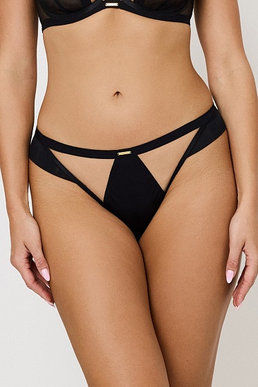 HOLLY BLACK Mini Трусы бразильяно