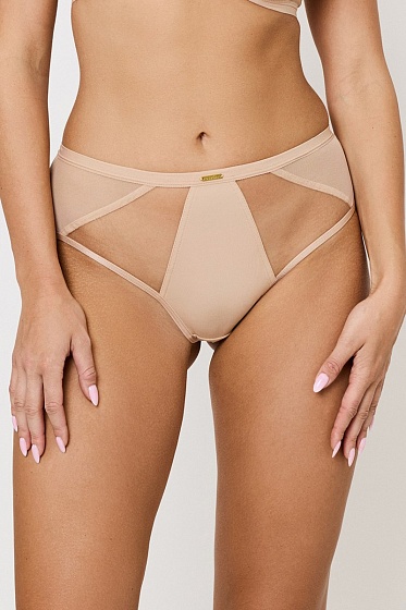 HOLLY BEIGE Трусы высокие